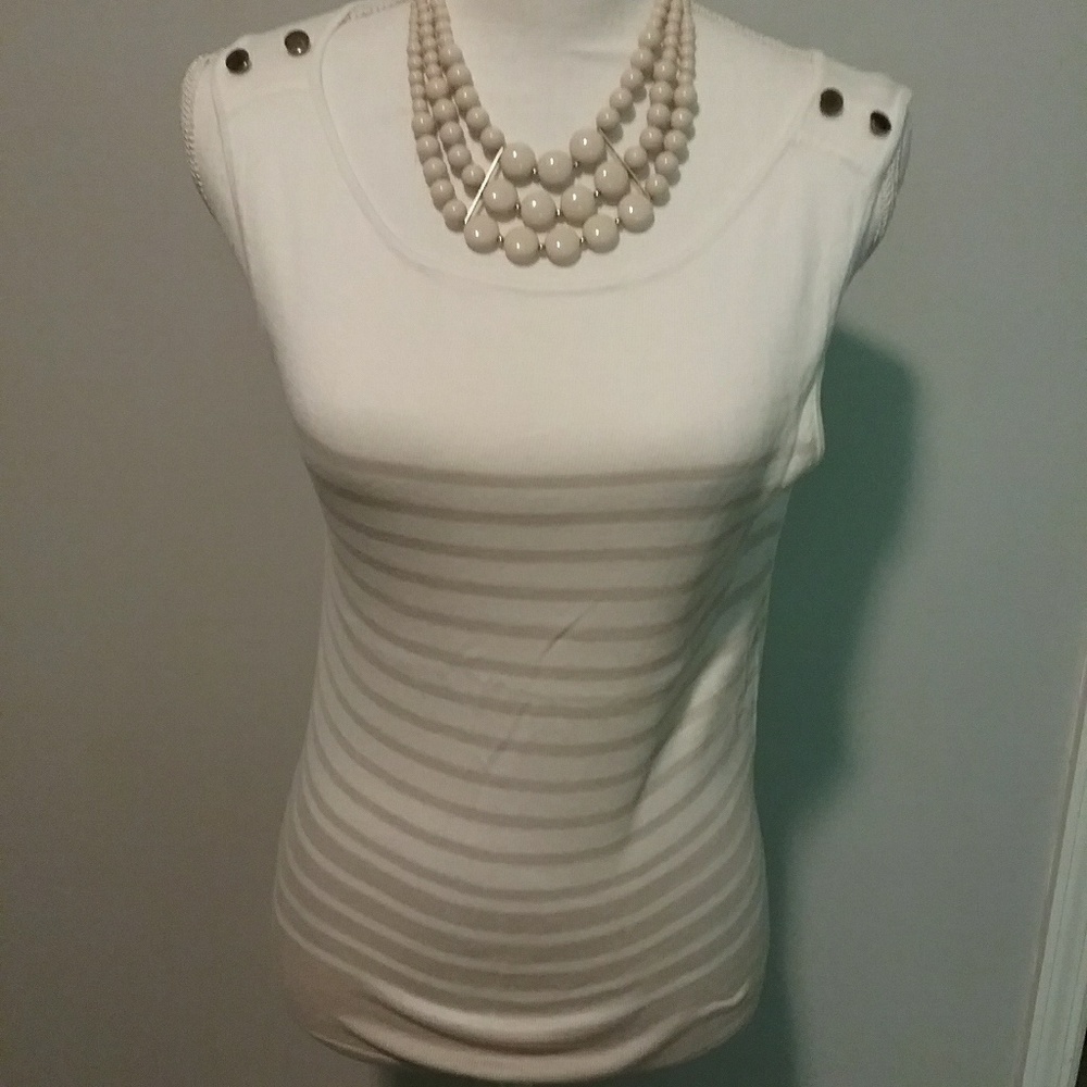 Women's short sleeve striped size small shirt